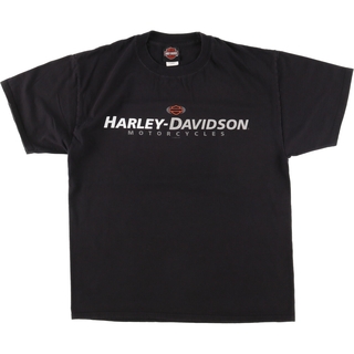 ハーレーダビッドソン(Harley Davidson)の古着 00年代 ハーレーダビッドソン Harley-Davidson モーターサイクル バイクTシャツ メンズL /eaa443024(Tシャツ/カットソー(半袖/袖なし))