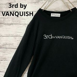 サードバイヴァンキッシュ(3rd by VANQUISH)の3rd by VANQUISH 刺繍ロゴロンT 黒 朝倉未来(Tシャツ/カットソー(七分/長袖))