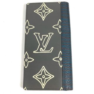 ルイヴィトン(LOUIS VUITTON)のルイヴィトン LOUIS VUITTON ポルトフォイユ・ブラザ  M69700 モノグラム・パッチワーク エクリプス 2つ折り 長財布 モノグラムエクリプスキャンバス グレー 新品同様(長財布)