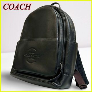 COACH - 【極美品】COACH コーチ リュック ペブルレザー トンプソン バックパック