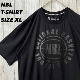 メンズ古着　ゆるだぼオーバーサイズNBLプリントTシャツ　サイズXLユニセックス(Tシャツ/カットソー(半袖/袖なし))