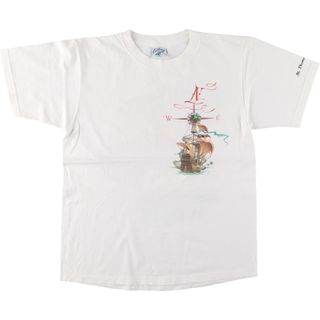 古着 90年代 CARIBBEAN SOUL プリントTシャツ USA製 メンズL ヴィンテージ /eaa442531(Tシャツ/カットソー(半袖/袖なし))