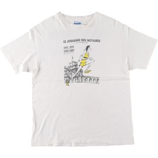 ヘインズ(Hanes)の古着 80年代 ヘインズ Hanes プリントTシャツ USA製 メンズL ヴィンテージ /eaa442532(Tシャツ/カットソー(半袖/袖なし))