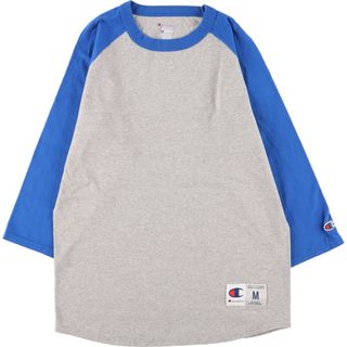 チャンピオン(Champion)の古着 チャンピオン Champion AUTHENTIC 七分袖 ラグランTシャツ メンズM /eaa443053(Tシャツ/カットソー(半袖/袖なし))