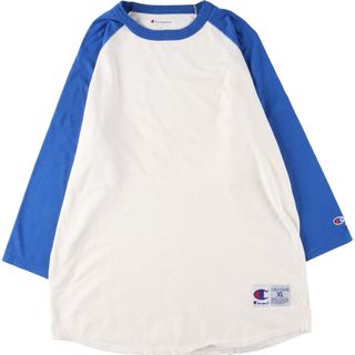 チャンピオン(Champion)の古着 チャンピオン Champion  七分袖 ラグランTシャツ メンズXL /eaa443050(Tシャツ/カットソー(半袖/袖なし))