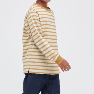 ユニクロ(UNIQLO)のUNIQLO   ボーダー長袖トップス  長袖ロンT  (Tシャツ/カットソー)