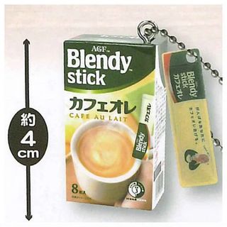 エイージーエフ(AGF)のブレンディ Blendy stick ミニチュア チャーム カフェオレ(その他)