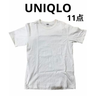 ユニクロ(UNIQLO)の＊ユニクロ　11点　まとめ売り　セット売り　黒　ブラック　白　L メンズ　XL(Tシャツ/カットソー(半袖/袖なし))