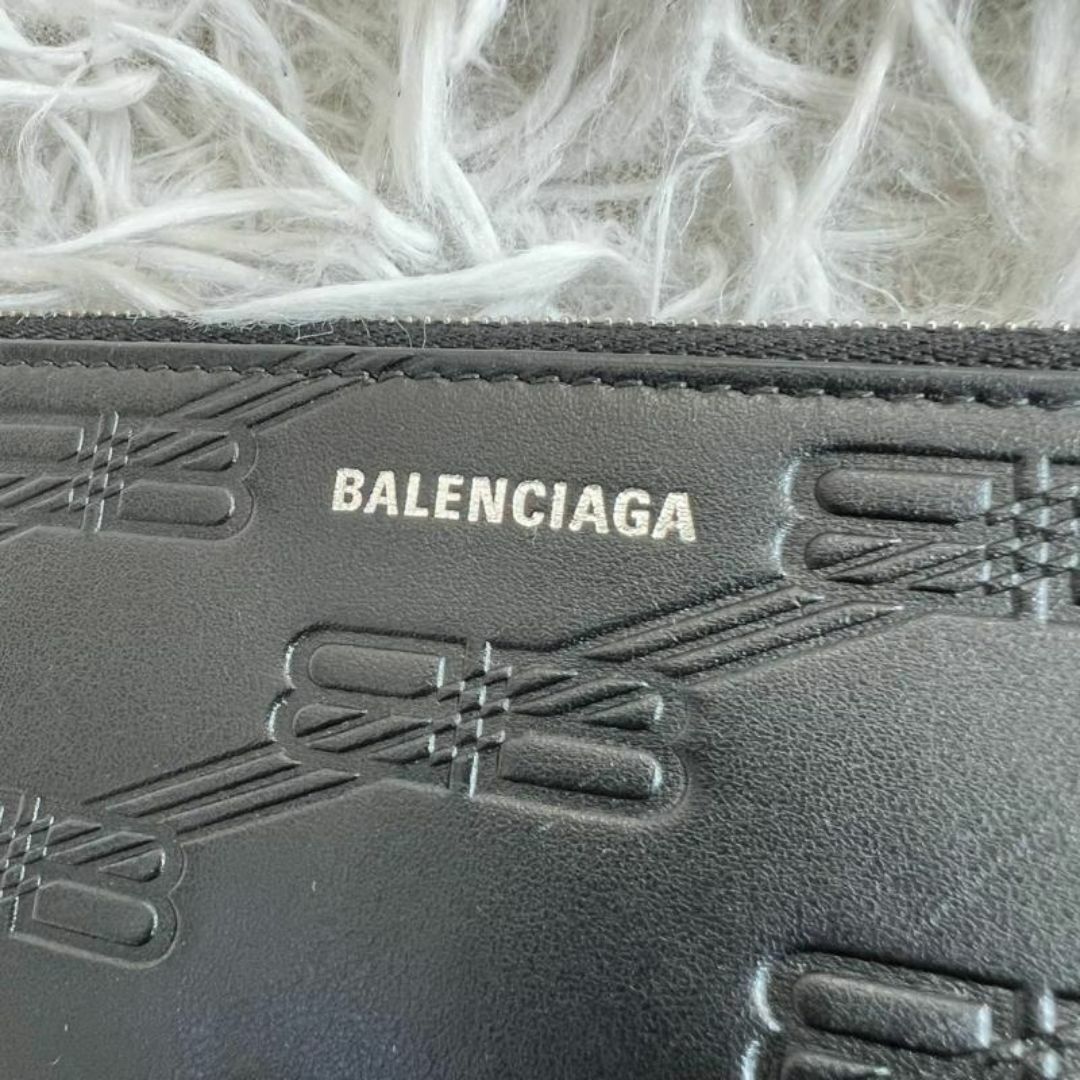 Balenciaga(バレンシアガ)のBALENCIAGA クラッチバッグ モノグラム BB ブラック 保存袋 メンズのバッグ(セカンドバッグ/クラッチバッグ)の商品写真