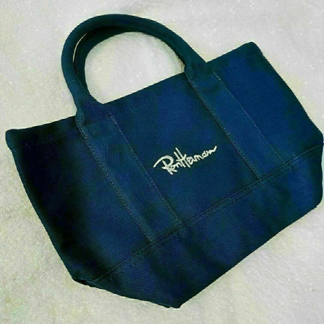 ロンハーマン　トートバッグ　ロゴ刺繍　ネイビー　新品未使用 レディースのバッグ(トートバッグ)の商品写真