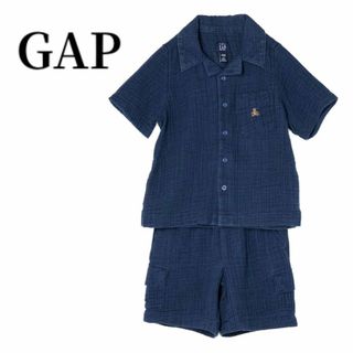 ベビーギャップ(babyGAP)のbabyGapシャツクリンクルガーゼセットアップ4y105cmギャップ(ブラウス)