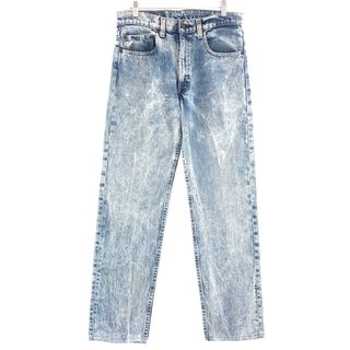 リーバイス(Levi's)の古着 80年代 リーバイス Levi's 20505-0217 ケミカルウォッシュ テーパードデニムパンツ メンズw32 ヴィンテージ /eaa391904(デニム/ジーンズ)