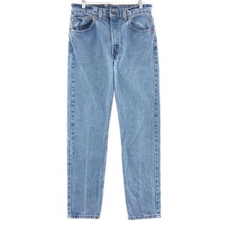 リーバイス(Levi's)の古着 90年代 リーバイス Levi's 505 REGULAR FIT STRAIGHT LEG テーパードデニムパンツ USA製 メンズw32 ヴィンテージ /eaa391960(デニム/ジーンズ)