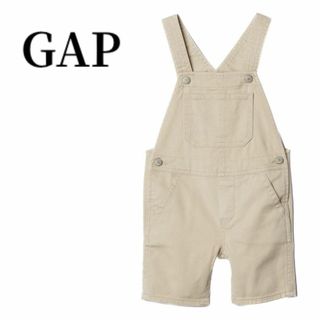 ベビーギャップ(babyGAP)のBaby GAPベビーギャップデニムショートオール 幼児ベージュ3y100cm(パンツ/スパッツ)