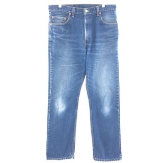 リーバイス(Levi's)の古着 00年代 リーバイス Levi's 505 REGULAR FIT STRAIGHT LEG テーパードデニムパンツ USA製 メンズw35 ヴィンテージ /eaa391905(デニム/ジーンズ)