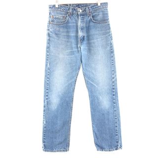 リーバイス(Levi's)の古着 90年代 リーバイス Levi's 505 REGULAR FIT STRAIGHT LEG テーパードデニムパンツ USA製 メンズw32 ヴィンテージ /eaa391930(デニム/ジーンズ)