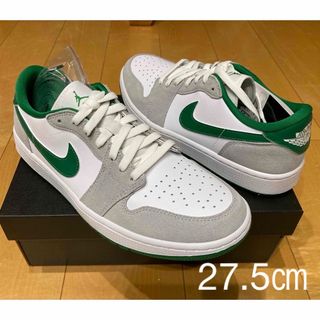 ナイキ(NIKE)のNIKE AIR JORDAN 1 LOW G Pine Green 27.5㎝(シューズ)