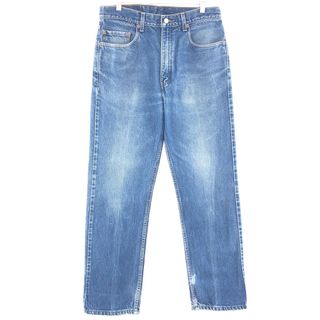 リーバイス(Levi's)の古着 00年代 リーバイス Levi's 505 REGULAR FIT STRAIGHT LEG テーパードデニムパンツ メンズw33 /eaa391840(デニム/ジーンズ)