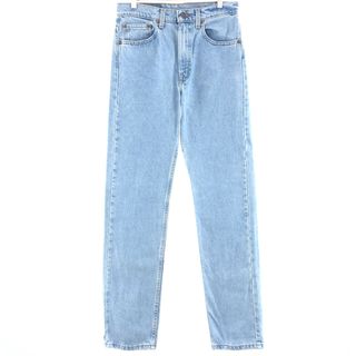 リーバイス(Levi's)の古着 90年代 リーバイス Levi's 505 REGULAR FIT STRAIGHT LEG テーパードデニムパンツ USA製 メンズw31 ヴィンテージ /eaa391869(デニム/ジーンズ)