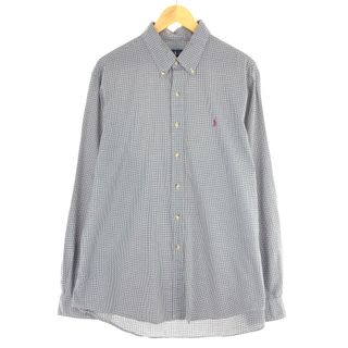 ラルフローレン(Ralph Lauren)の古着 ラルフローレン Ralph Lauren RALPH LAUREN 長袖 ボタンダウンチェックシャツ メンズXL /eaa443533(シャツ)