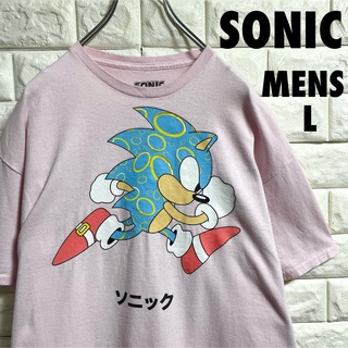 SONIC  ソニック　半袖Tシャツ　メンズLサイズ(Tシャツ/カットソー(半袖/袖なし))