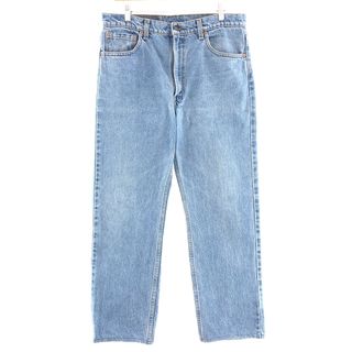 リーバイス(Levi's)の古着 ~00年代 リーバイス Levi's 505 REGULAR FIT STRAIGHT LEG テーパードデニムパンツ カナダ製 メンズw35 /eaa391814(デニム/ジーンズ)