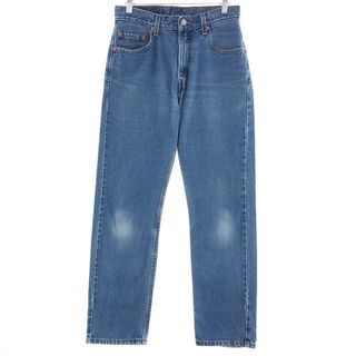 リーバイス(Levi's)の古着 00年代 リーバイス Levi's 505 REGULAR FIT STRAIGHT LEG テーパードデニムパンツ レディースL(w28) /eaa391817(デニム/ジーンズ)