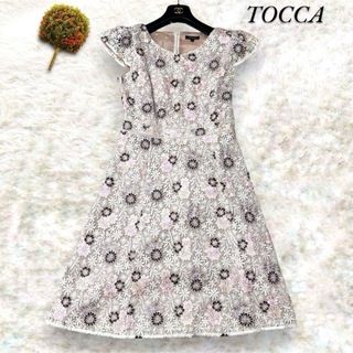 トッカ(TOCCA)の希少✨️ TOCCA ANEMONE FLOWER Dress サイズ6(ひざ丈ワンピース)