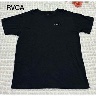 RVCA - バックロゴが存在感抜群【RVCA ルーカ】 バックプリント 半袖Tシャツ S