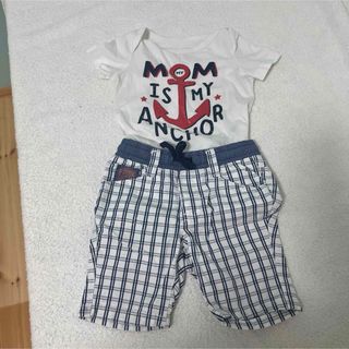 エイチアンドエム(H&M)のキッズ　子供　70 半袖ロンパース　パンツ　GAP H&M(ロンパース)