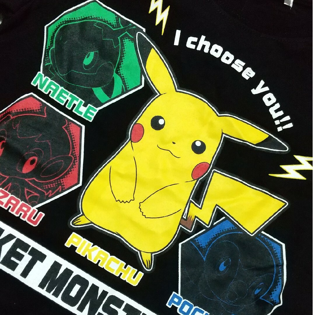 ポケモン(ポケモン)の新品★ポケモンTシャツ 110 キッズ/ベビー/マタニティのキッズ服男の子用(90cm~)(Tシャツ/カットソー)の商品写真