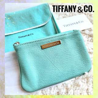 Tiffany & Co. - TIFFANY＆Co.♡レザー ポーチ マルチケース TI入 ティファニーブルー