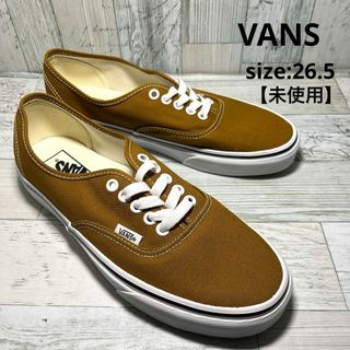 バンズ VANS オーセンティック スニーカー ブラウン系 26.5 メンズ