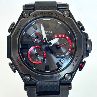 ジーショック(G-SHOCK)の【美品】カシオ　G-SHOCK　ジーショック　MT-G　MTG-B2000YBD-1AJF　電波ソーラー　黒　Bluetooth(腕時計(アナログ))