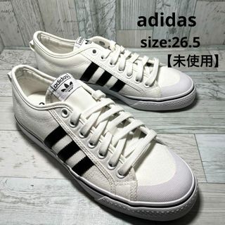 アディダス(adidas)のadidas NIZZA アディダス ニッツァ スニーカー ホワイト 26.5(スニーカー)