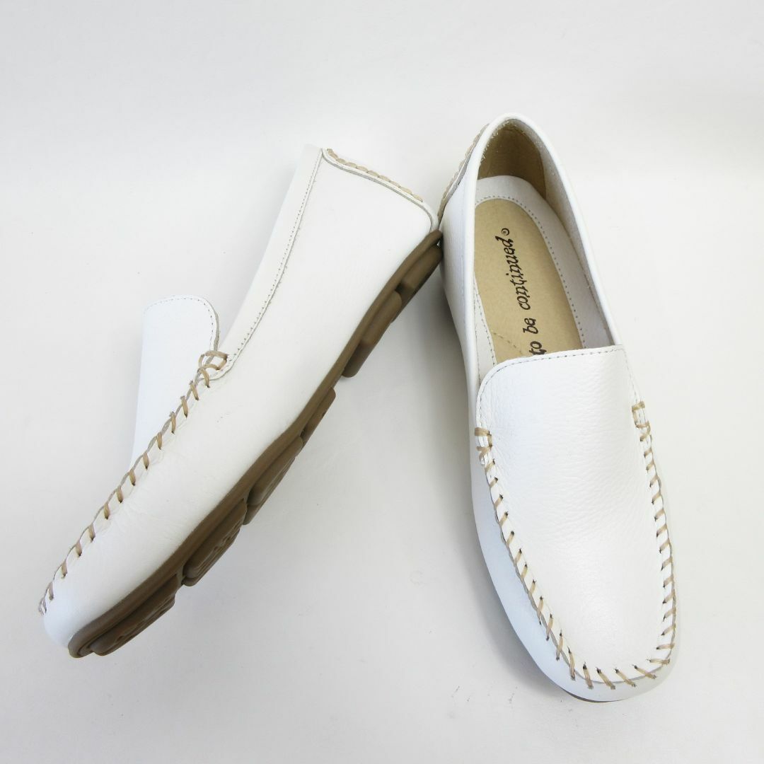 新品24.0CM♡本革ドライビングシューズ レディースの靴/シューズ(ローファー/革靴)の商品写真