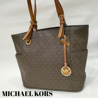 マイケルコース(Michael Kors)の美品♡　マイケルコース　総柄　PVC　肩掛け　バッグ　大容量(トートバッグ)