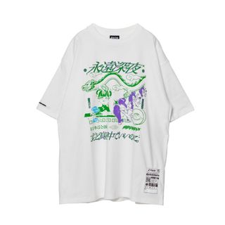 ずっと真夜中でいいのに。ずとまよ  永遠深夜 Tシャツ ホワイト M 原宿(ミュージシャン)