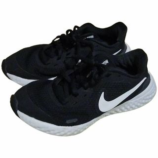 ナイキ(NIKE)のナイキ　レボリューション 5 GS 　22.5cm BQ5671-003ブラック(スニーカー)