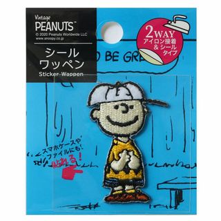 【数量限定】ミササ PEANUTS スヌーピー シールワッペン 帽子 30×44(その他)