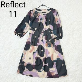 リフレクト(ReFLEcT)のReflectワンピース七分袖パフスリーブ(ひざ丈ワンピース)