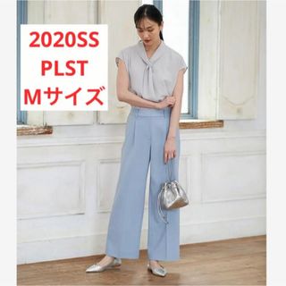 未使用＊大草直子さん着 PLST 美脚＊ツイル2WAYストレッチワイドパンツ