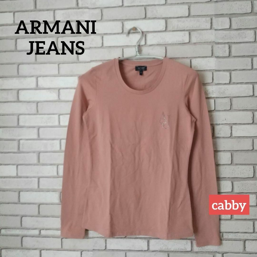 ARMANI JEANS(アルマーニジーンズ)の【美品】ARMANI JEANS アルマーニジーンズ カットソー サイズ40 レディースのトップス(カットソー(長袖/七分))の商品写真