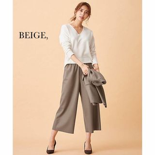 ベイジ(BEIGE,)の美品 BEIGE, ベイジ CORBY ワイドパンツ ベージュ サイズ0(カジュアルパンツ)