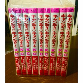 キャンディキャンディ　漫画　いがらしゆみこ　サイン　シール　ステッカー(全巻セット)