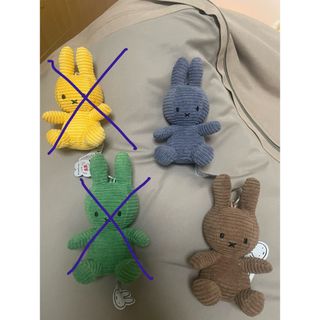 ミッフィー(miffy)のミッフィーぬいぐるみキーチェーン(キャラクターグッズ)