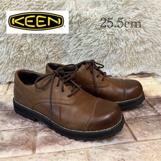 新品同様　keen オックスフォード　ワーク　シューズ　UK 7 25cm