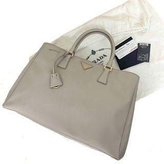 プラダ(PRADA)のプラダ　バッグ　サフィアーノ　レザー　トート　BN1844　ハンド　グレージュ(トートバッグ)