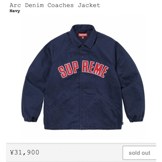 シュプリーム(Supreme)のSupreme ARC Denim Coaches Jacket Navy(その他)