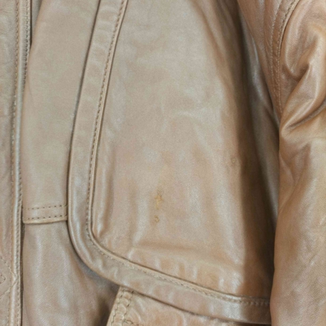 DARJE(フルギ) ヨーク ラムレザーハーフコート メンズ アウター メンズのジャケット/アウター(レザージャケット)の商品写真
